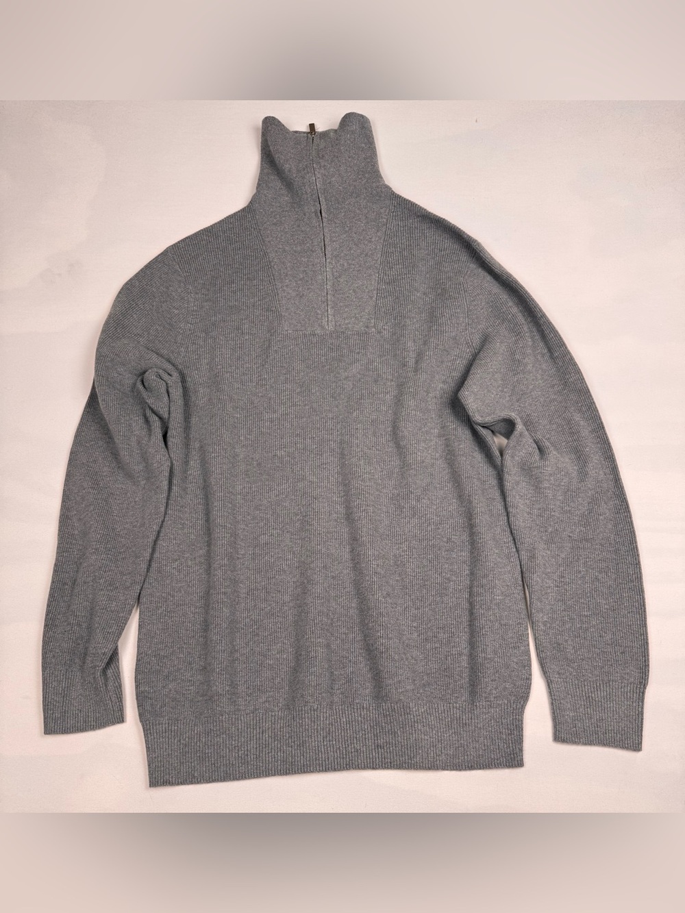 NWT Joseph Abbound Modern Fit 1/4 Zip Sweater Gray Men’s XLT Retail $89